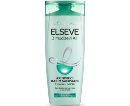 Elseve 3 Mucizevi Kil Ağırlaştırmayan Bakım Şampuanı 450 ml.