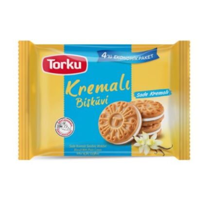 Torku Sade Kremalı Bisküvi 4'lü Paket 244 gr.