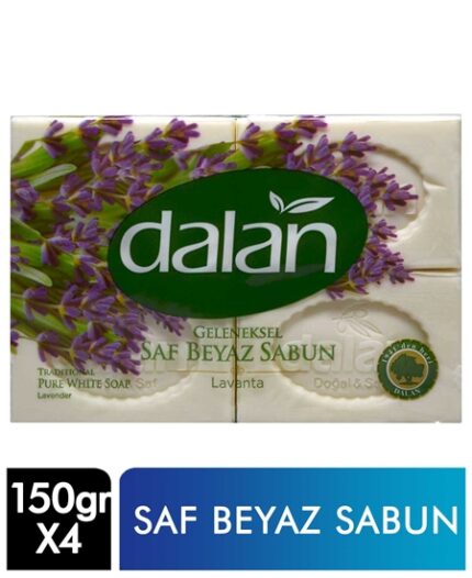 Dalan Saf Beyaz Lavanta Sabun 4*150 gr.