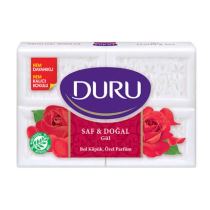 Duru Saf Doğal Gül Sabun 4*150 gr.