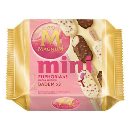 Algida Magnum Mini Euphoria&Badem 6'lı Çubuk Dondurma