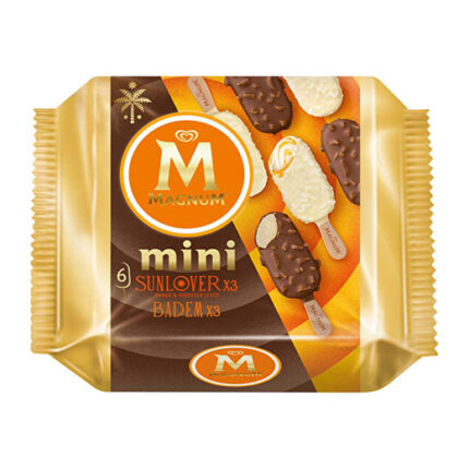 Algida Magnum Mini Badem&Sunlover 6'lı Çubuk Dondurma