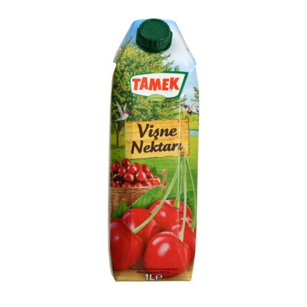 Tamek Vişne Aromalı Meyve Suyu 1 lt.