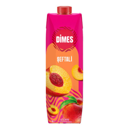 Dimes Şeftali Aromalı Meyve Suyu 1 lt.