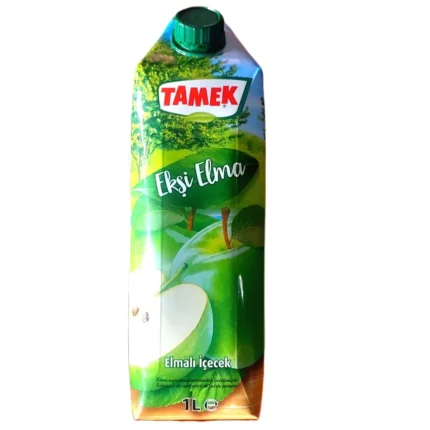 Tamek Ekşi Elma Aromalı Meyve Suyu 1 lt.